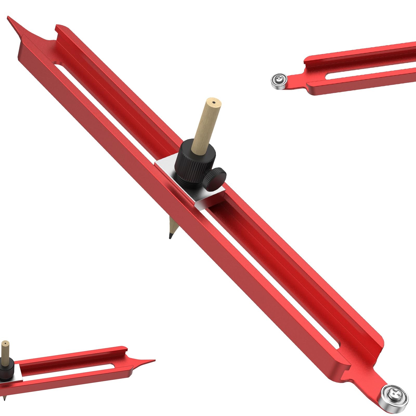 Precise Contour Scribe Tool Woodworking Profile Scribing Tool Ruler with Adjusta