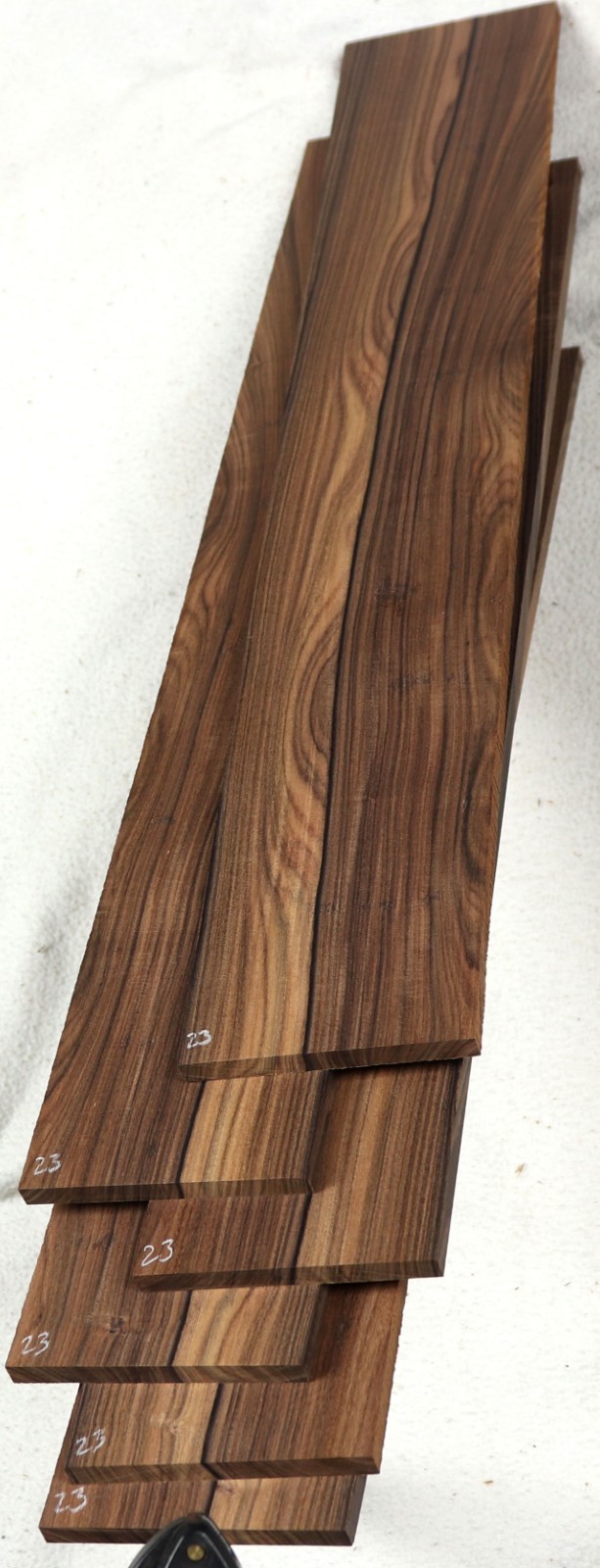 Spiderweb Figure Pau Ferro guitar fingerboard blank fretboard 3.1x19.6" PFF23