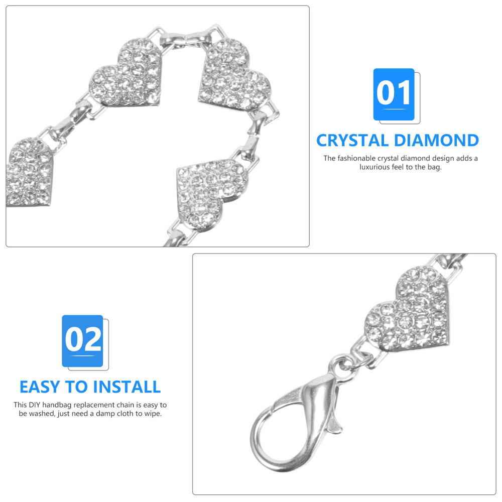 DIY Handbag Chain Replacement Strap Purse Chains Wallet Metal
