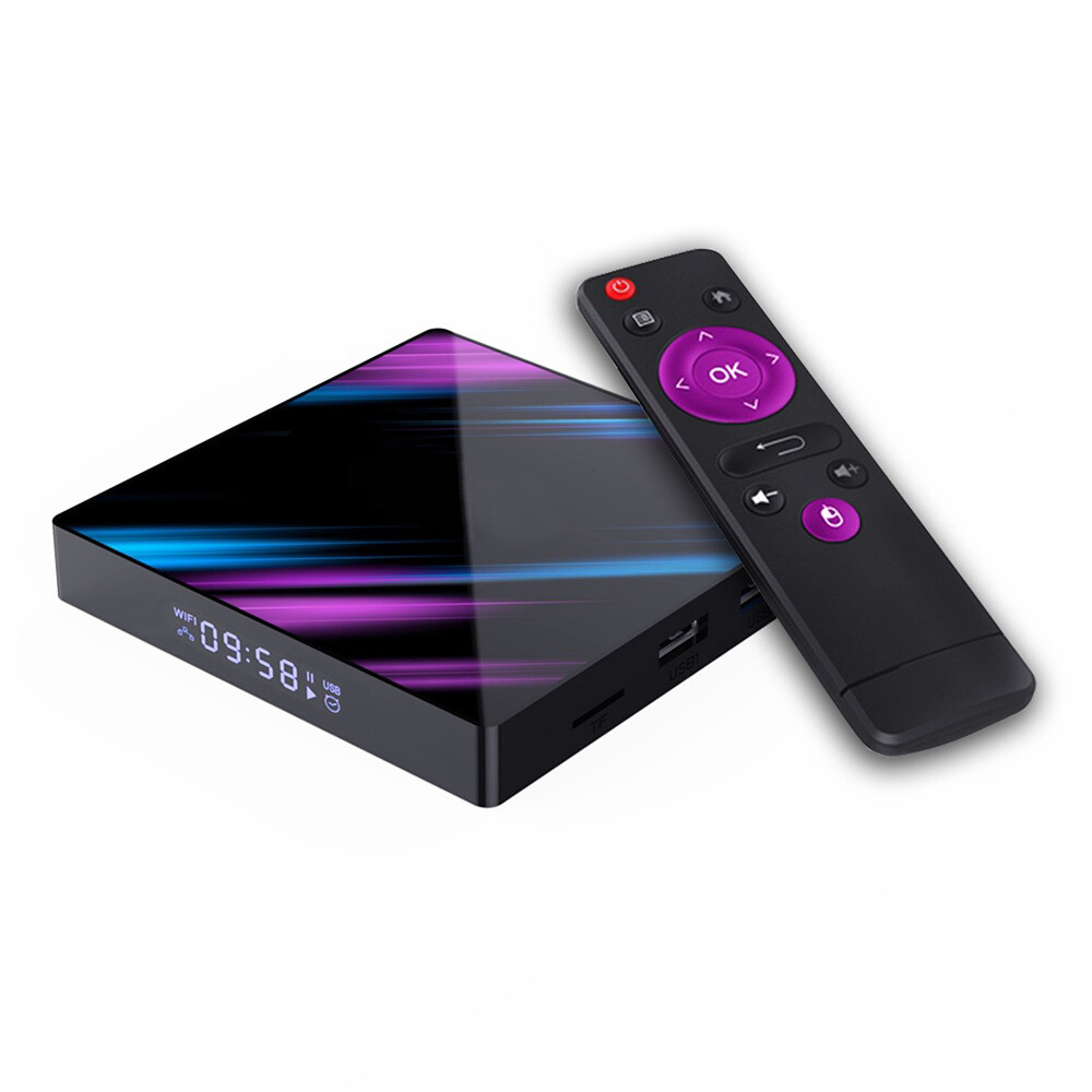 Smart TV Box H96 MAX ,Android 9.0 TV Box USB 3.0 2.4G 4K HD 5G/64 Bit Media Play