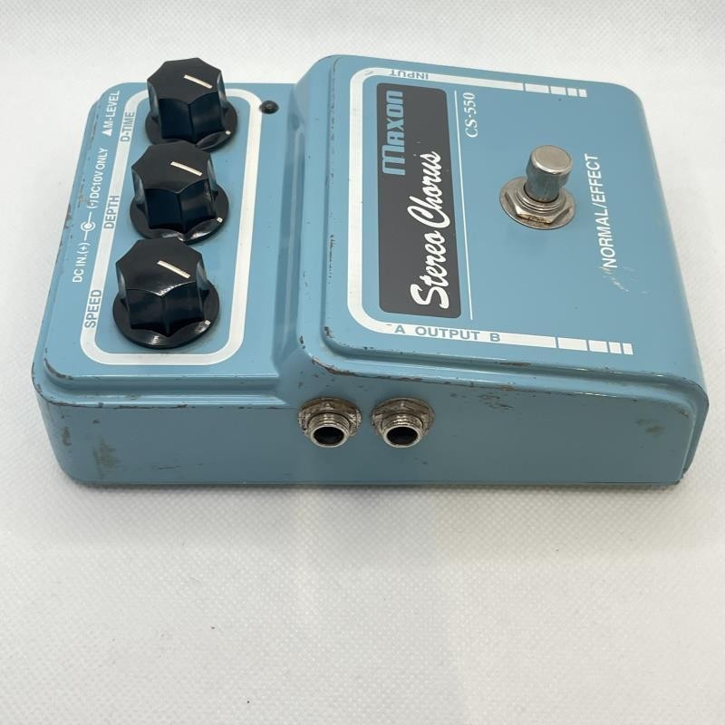 Maxon CS-550 Vintage Analog Chorus Pedal 10V BBD Used Missing Adapter