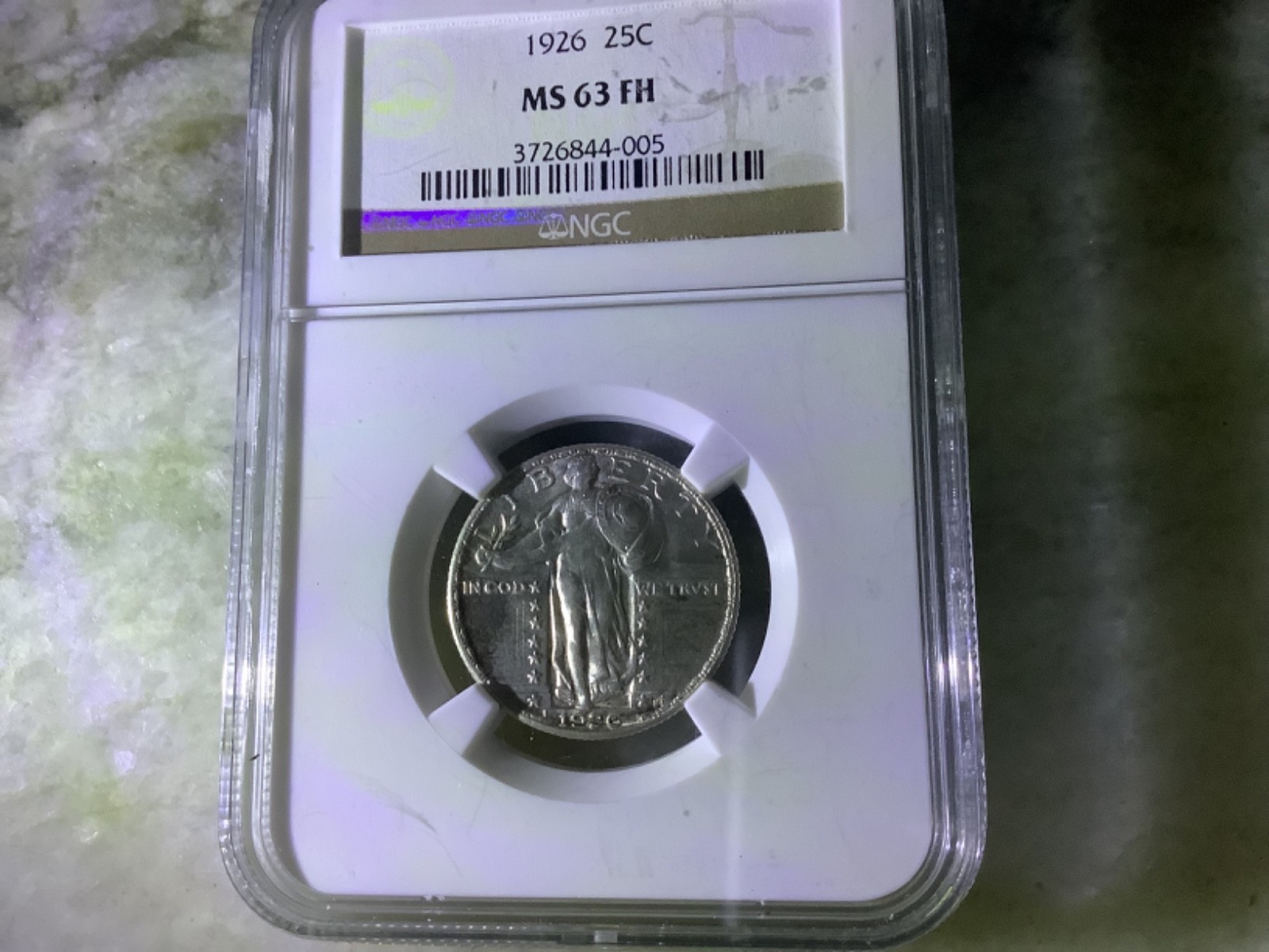1926 Standing Liberty Quarter FH MS63