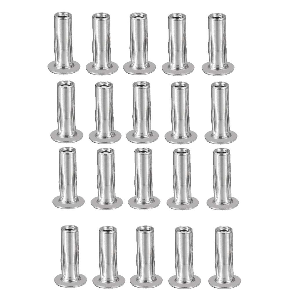 M5 Multi-Grip Rivet Nuts, 20Pcs Threaded Insert  304 Stainless Steel Plus2233