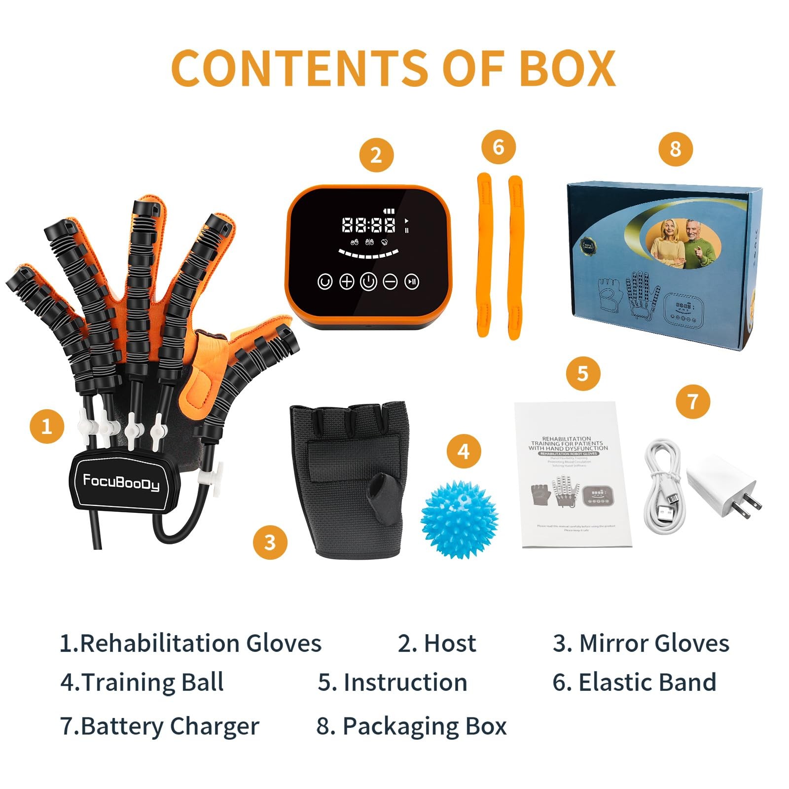 Rehabilitation Robot Gloves Equipment for Stroke Recovery, Hand Strength Exer...