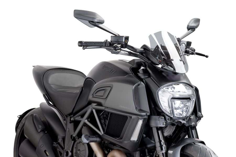 PUIG WINDSHIELD NEW GENERATION Compatible with Compatible with DUCATI DIAVEL 2014-
