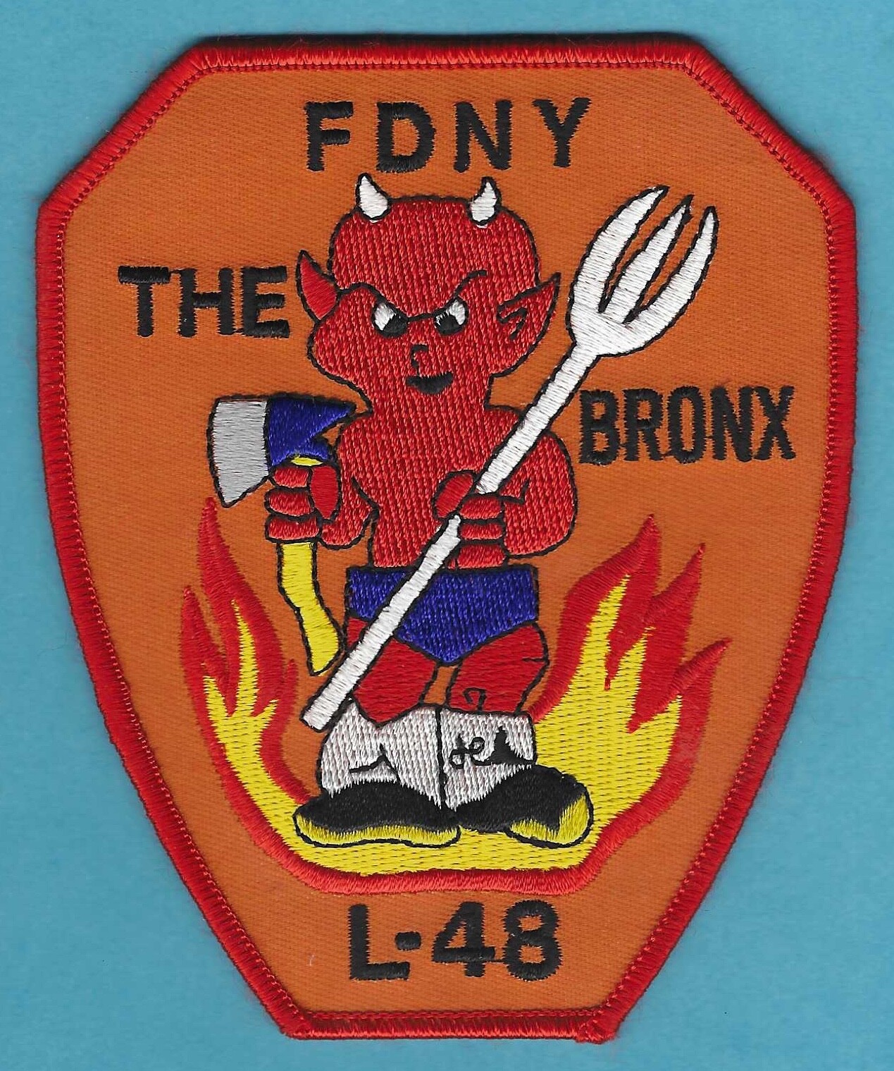 FDNY FIRE DEPARTMENT NEW YORK LADDER COMPANY 48 PATCH BRONX