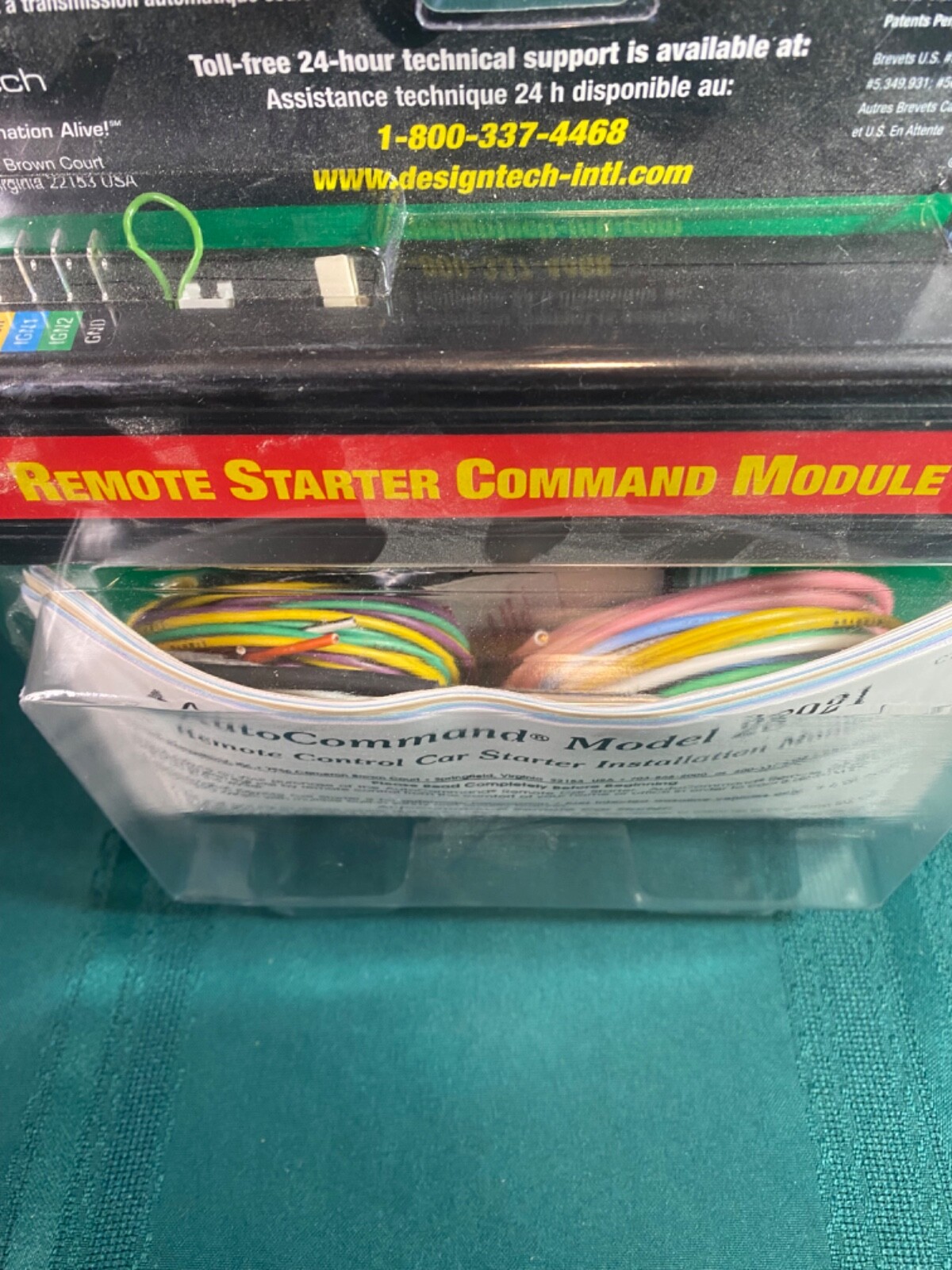 DesignTech Remote Control Car Starter Auto Command NEW Unopened Model #28921