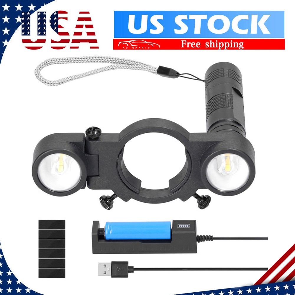 Spray Gun Adjustable LED Light Fits for All Spray Guns Night Painting Work USA