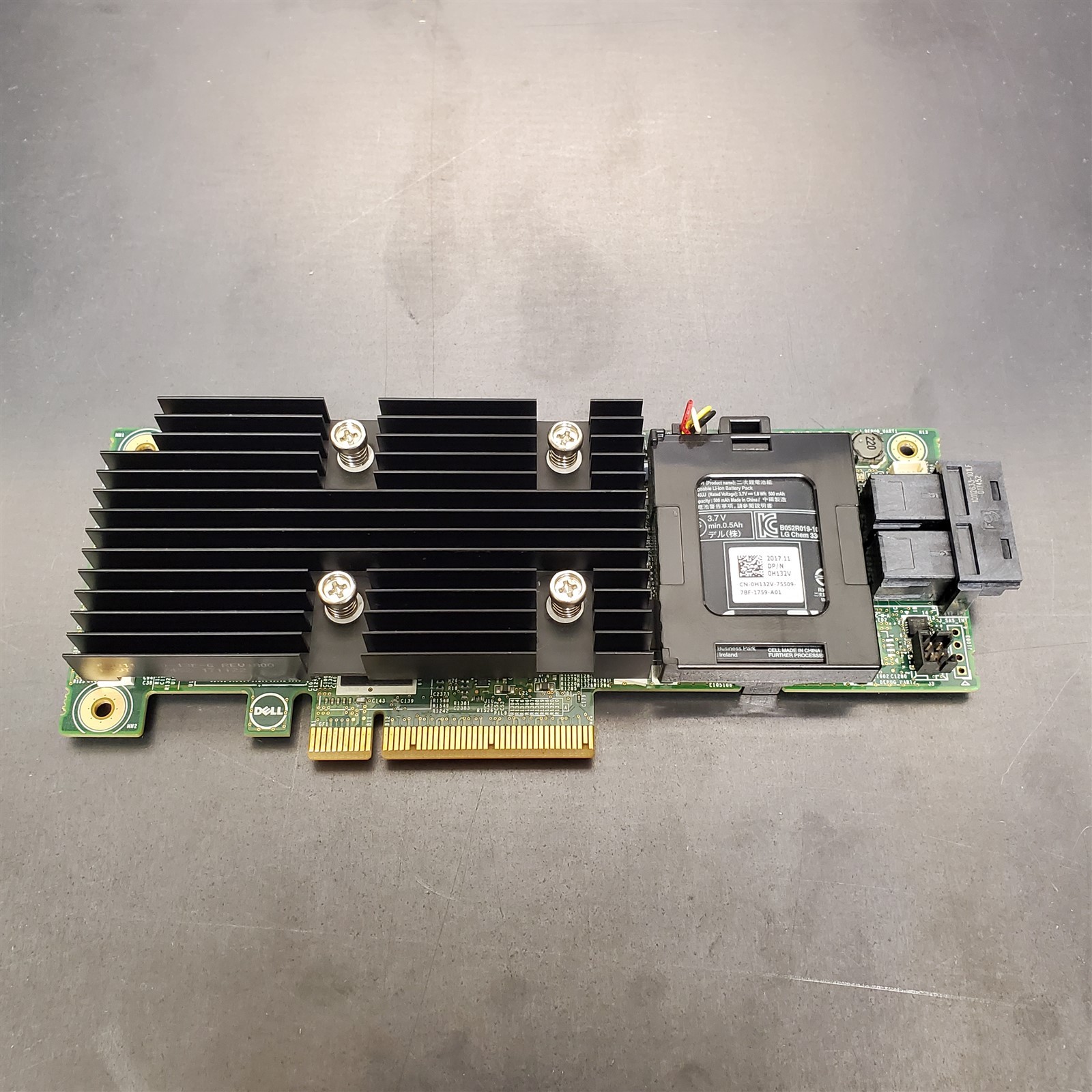 Dell PERC H730 1GB PCIe Raid Controller W/Battery No Bracket 044GNF 44GNF