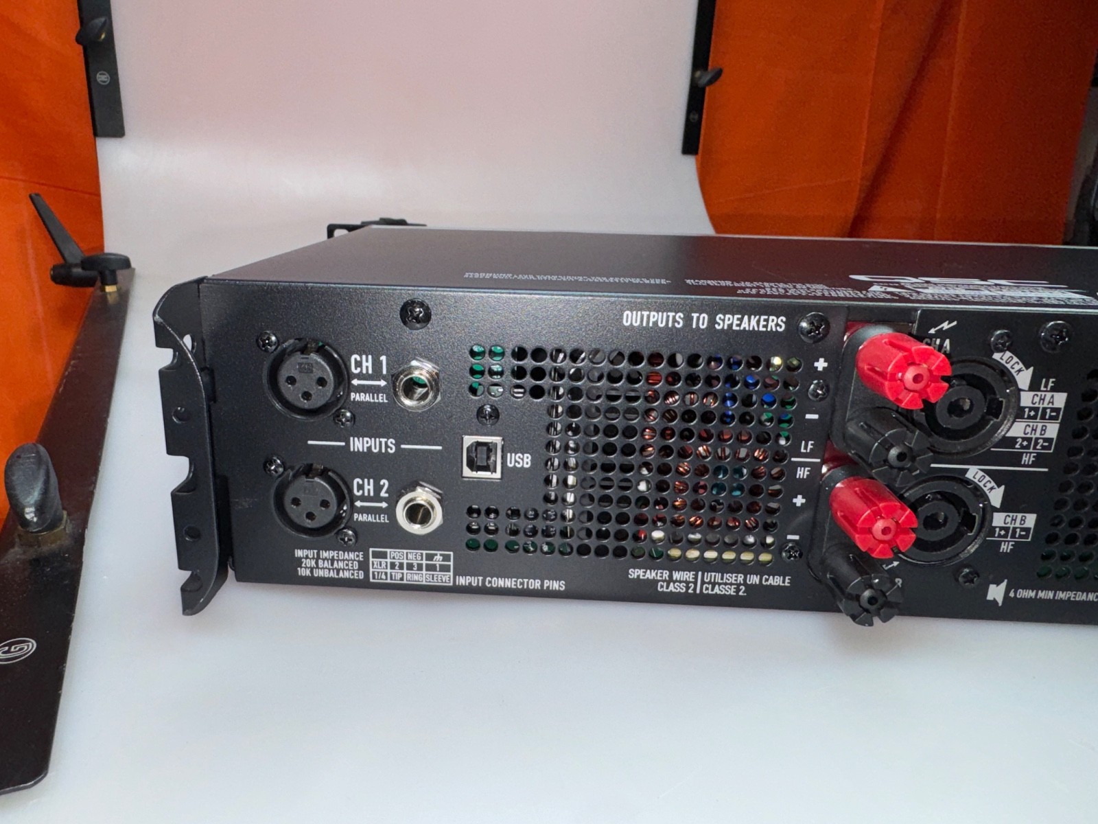 QSC GXD 8 2ch Digital Amplifier W/ Onboard DSP