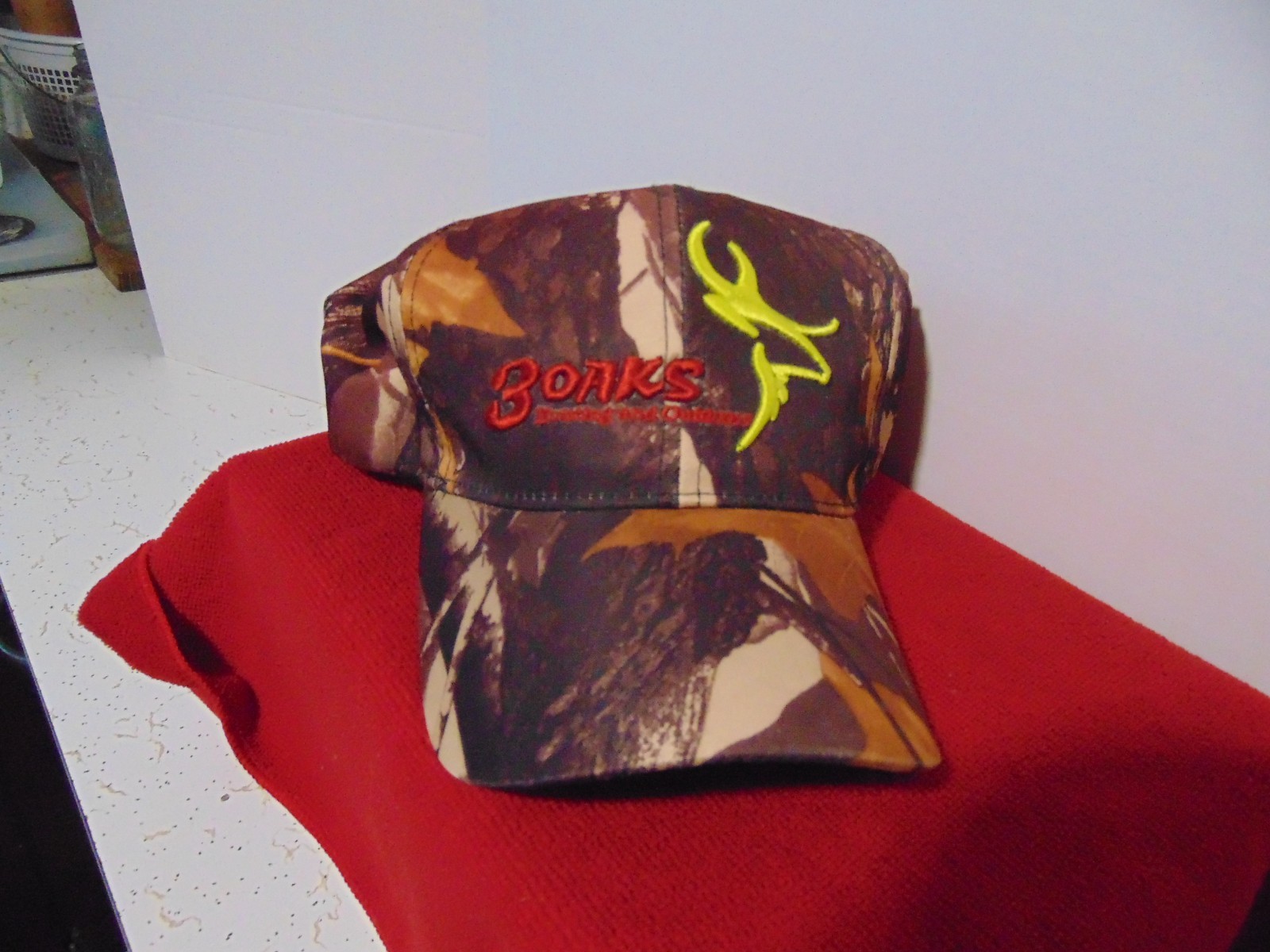 3 Oaks Camo Embroidered Hunting Baseball Cap Hat Adjustable NWT