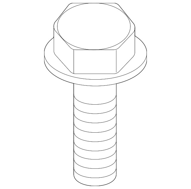 Genuine BMW Cooler Bolt 07-11-9-905-693