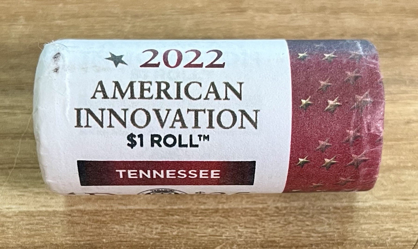 2022 D Innovation Dollar US Mint Sealed Coin  Roll. Tennessee Valley Authority