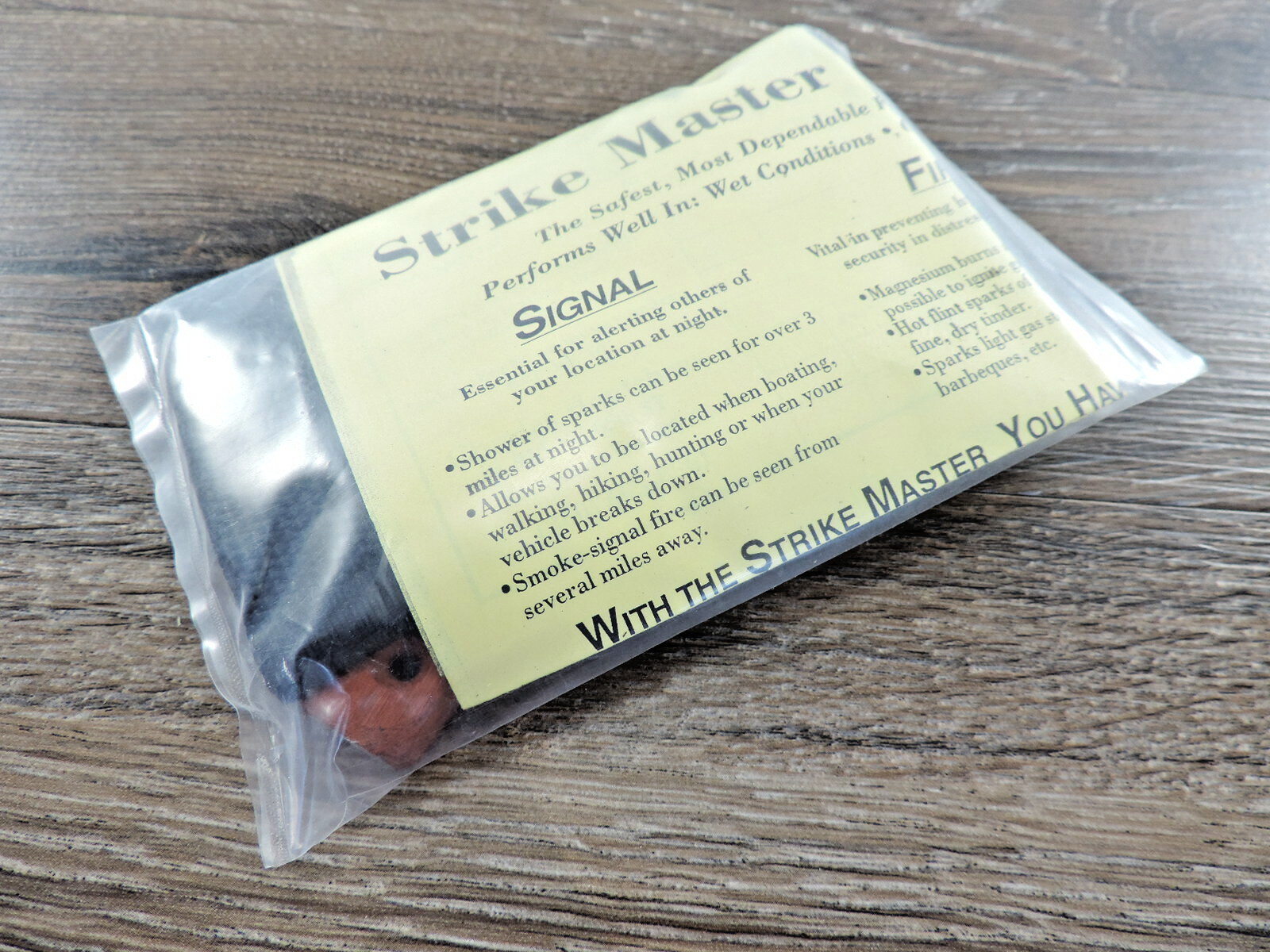Strike Master Fire Starter w/Holder
