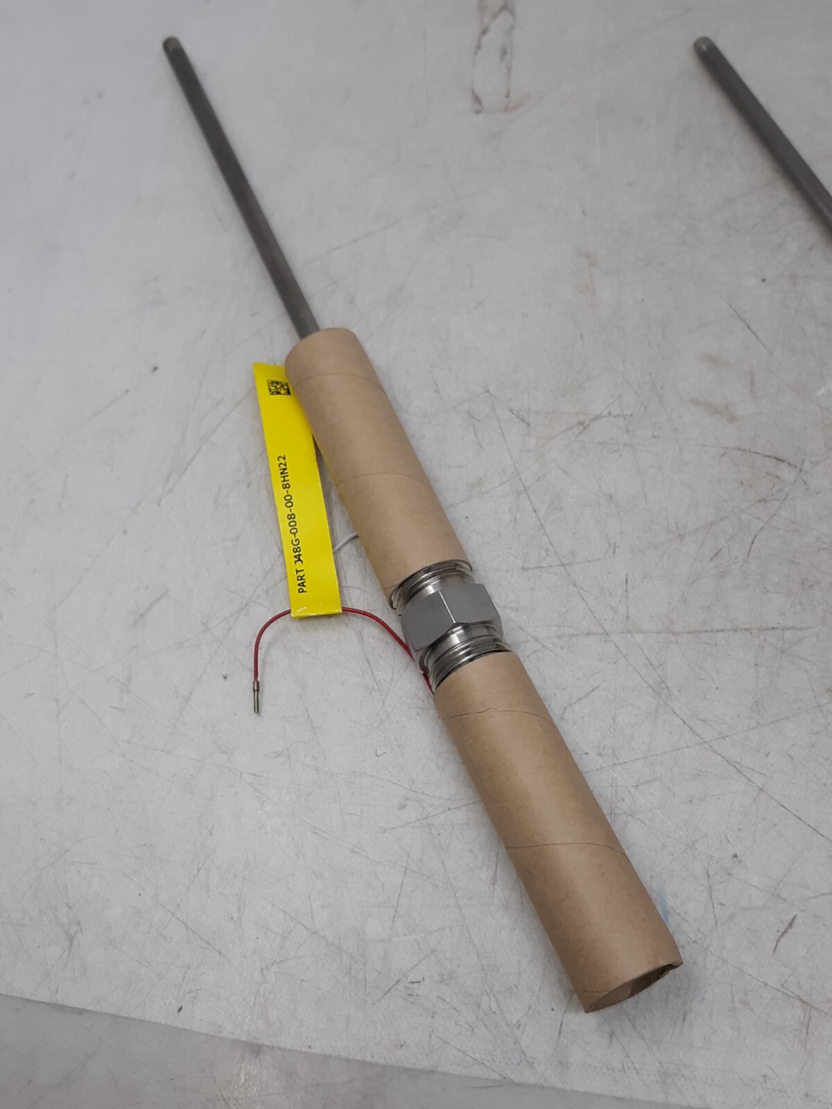 M&M Control Service Industrial Temperature Probe Sensor w/ Threaded Fitting