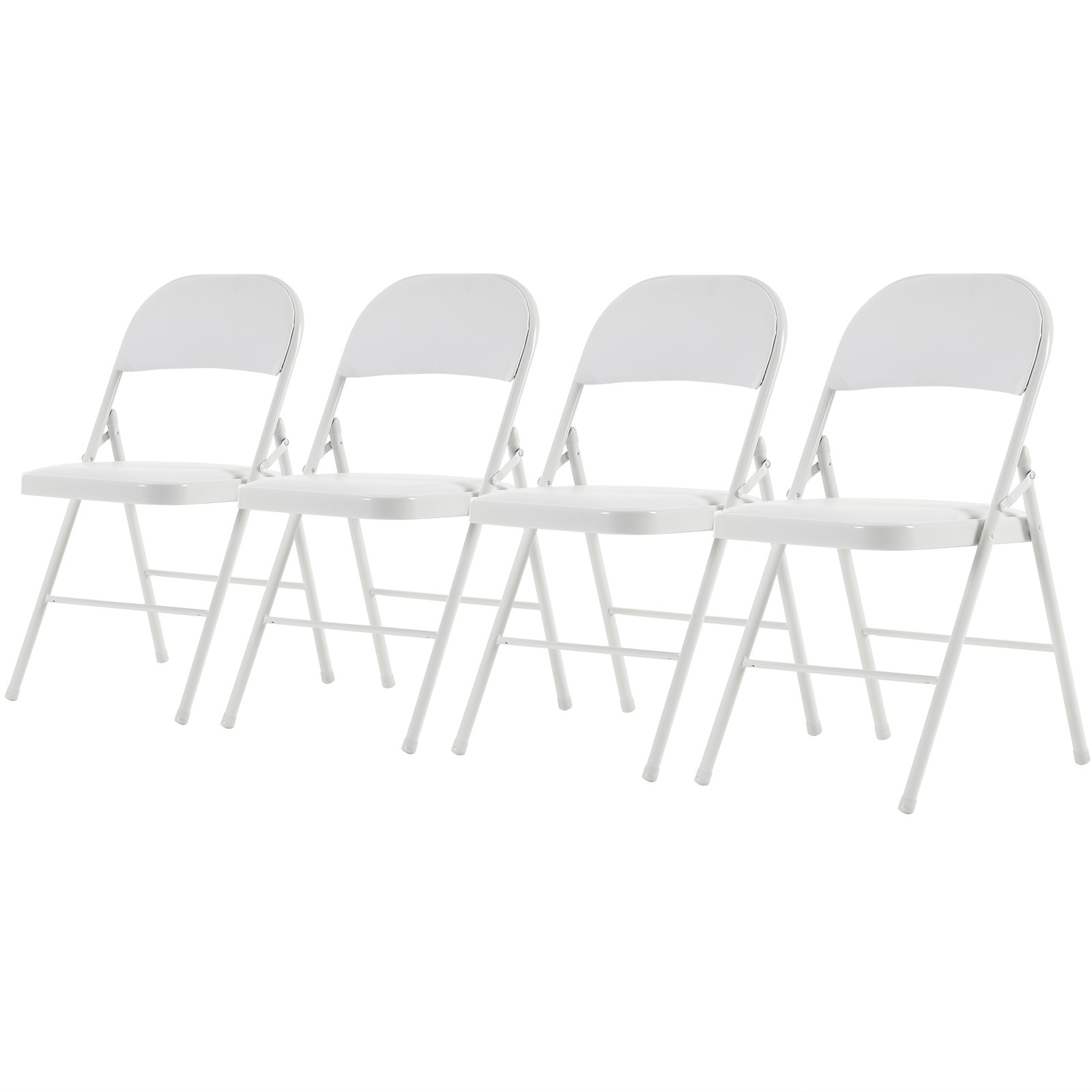 【Old Code：33292149】4pcs Elegant Foldable Iron & PVC Chairs for Convention