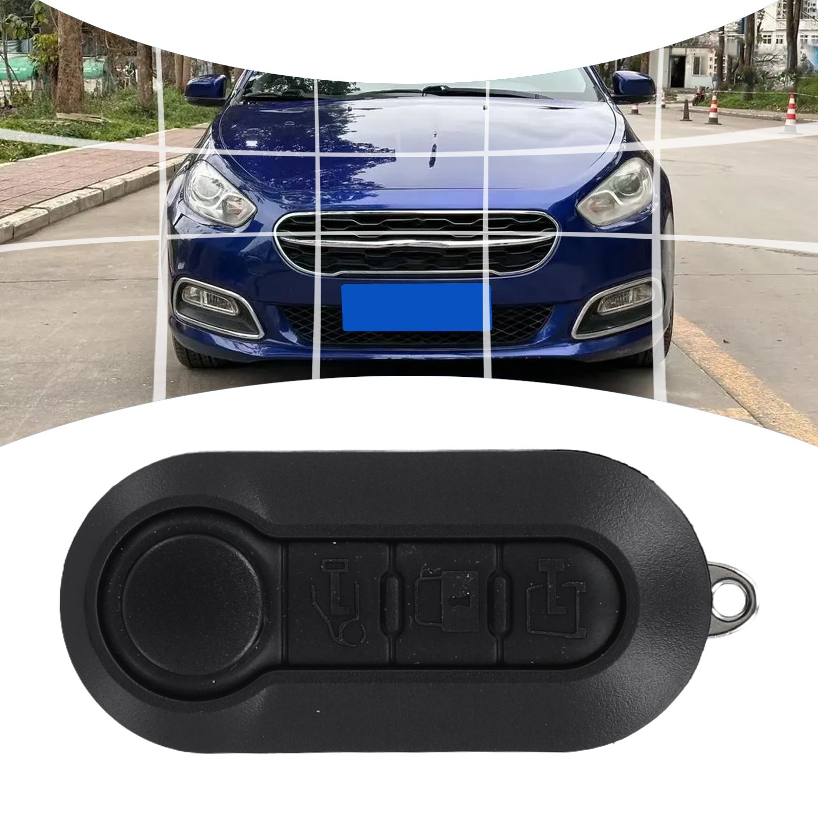 3 Button Key Case Shell Compatible with Multiple Models Easy to Use Design