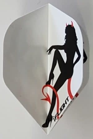 Invincible iFlight She Devil Standard Dart Flights - 5 Sets