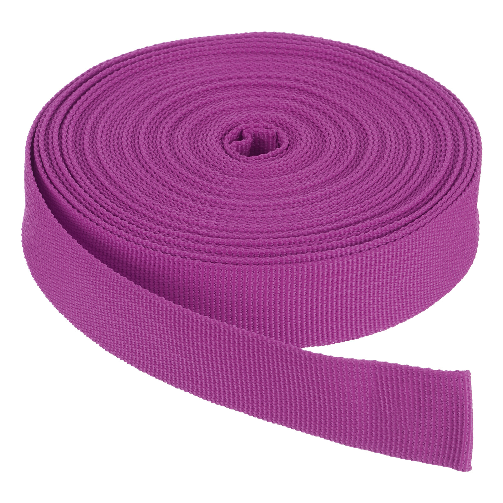 Nylon Webbing Strap 10 Yards 1" Polypropylene Lightweight Strap Deep Hot Pink