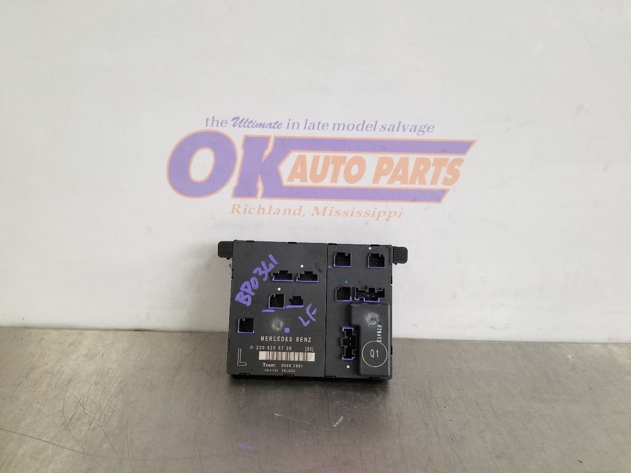 08 2008 MERCEDES-BENZ SL550 FRONT DOOR CONTROL MODULE LEFT DRIVER 2308205726