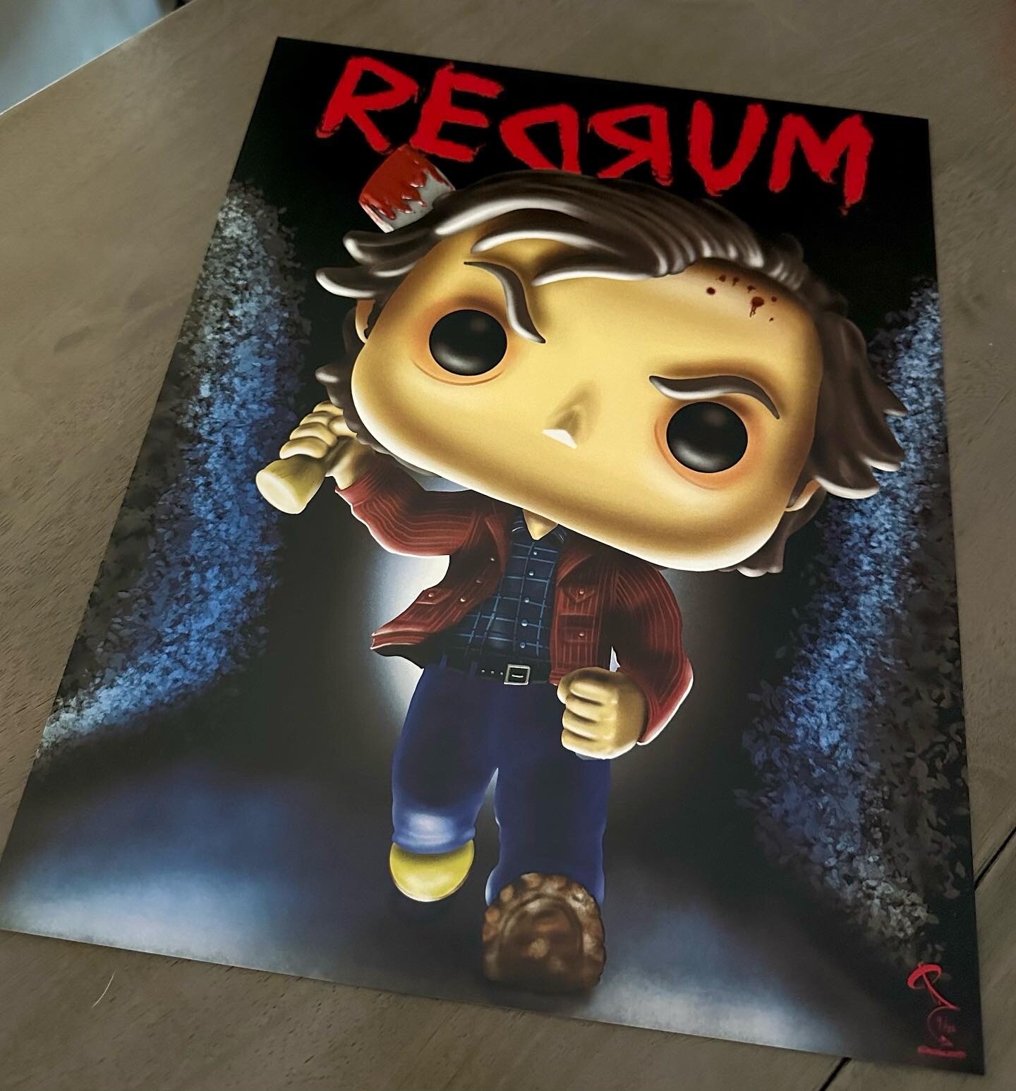 The Shining Horror Movie funko Style print