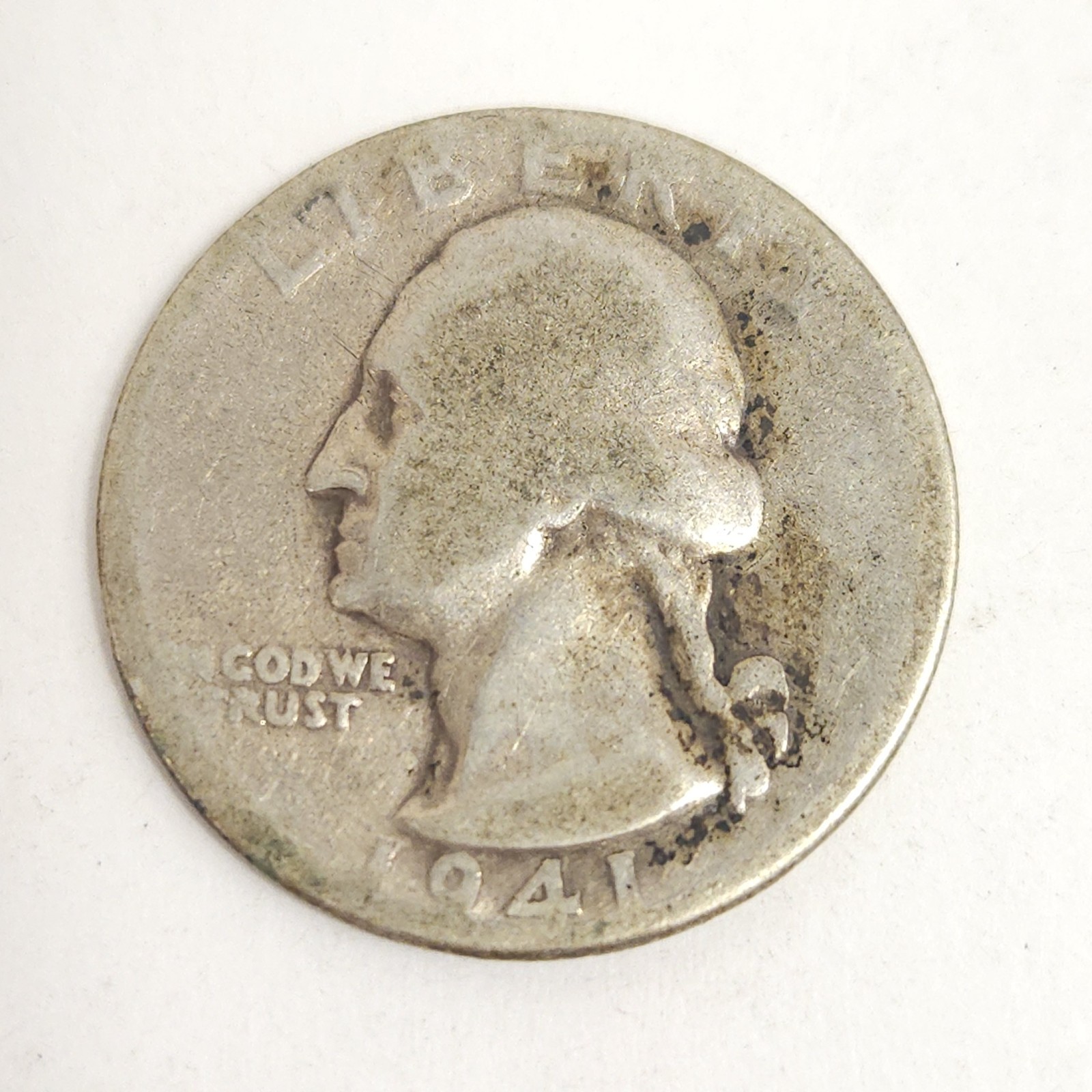 1941 Washington Quarter Silver Circulated