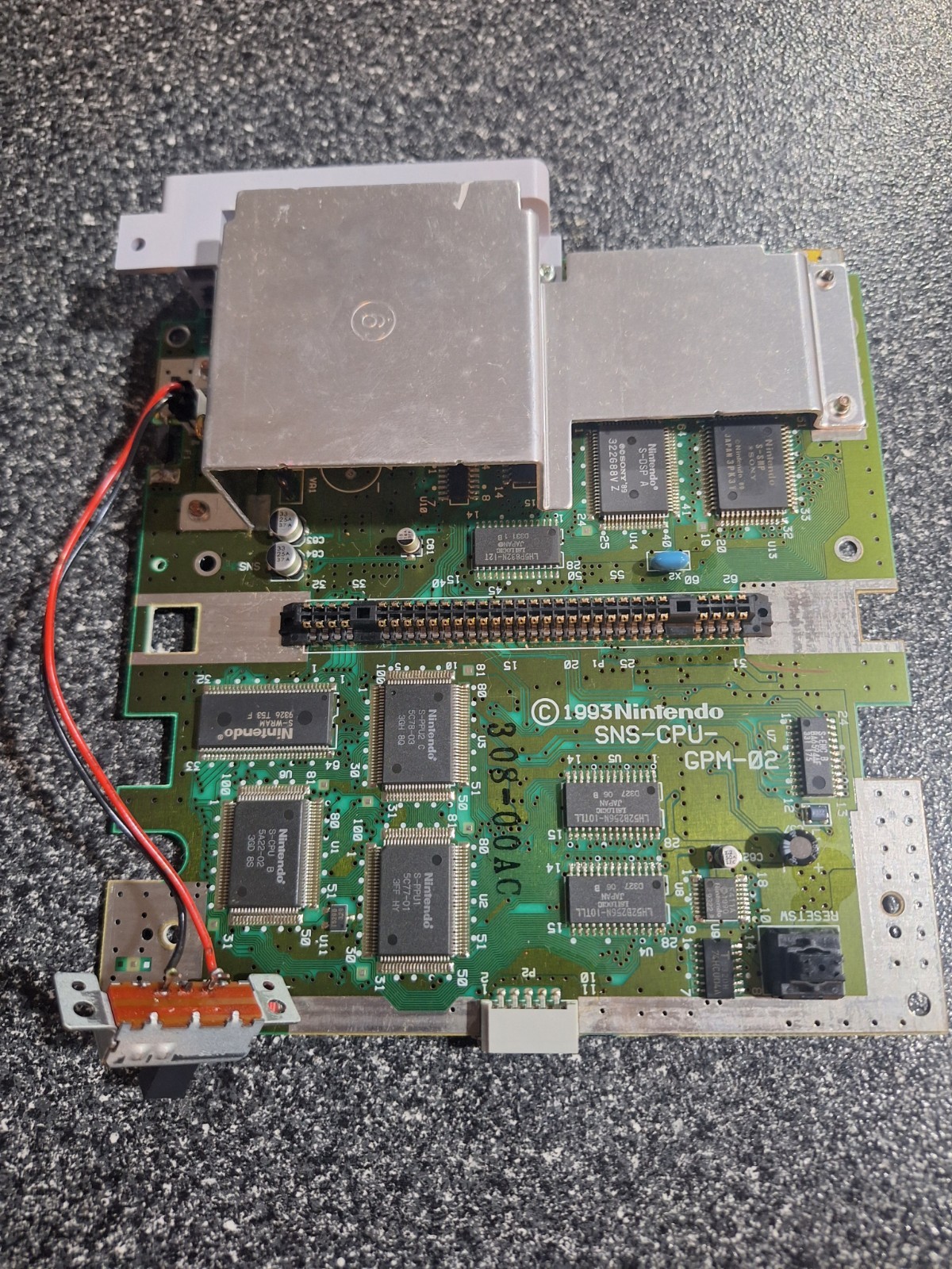 Original OEM Super Nintendo SNES Motherboard SNS-CPU-GPM-02 TESTED WORKING GREAT
