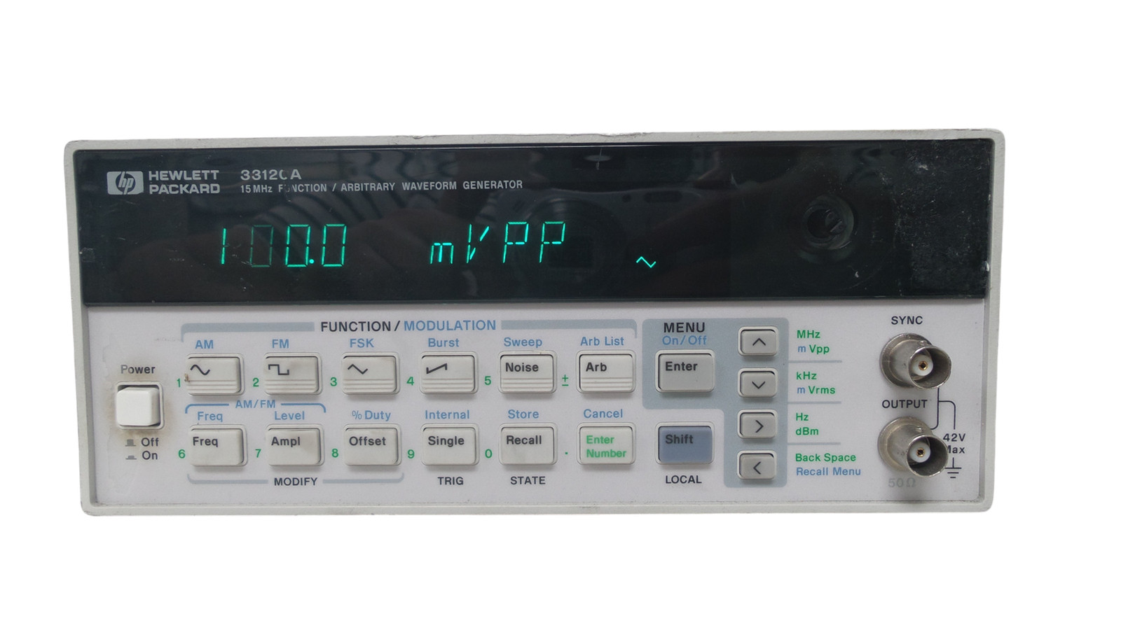 Agilent 33120A -15MHz Function Arbitrary Waveform Generator - Free Shipping