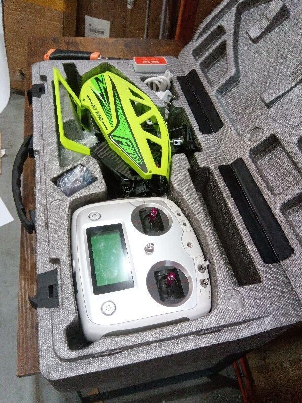 Used RC FLYWING 450L V3 Helicopter RTF Drone GPS Hover Aerobatic One Key Return