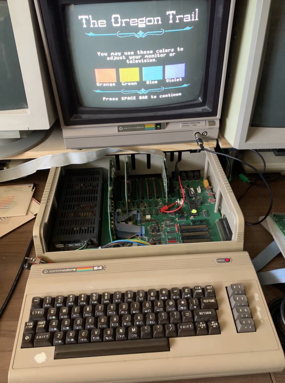 Very Rare Mimic Systems Spartan Apple II+ Plus & Commodore 64 Silver Label SB