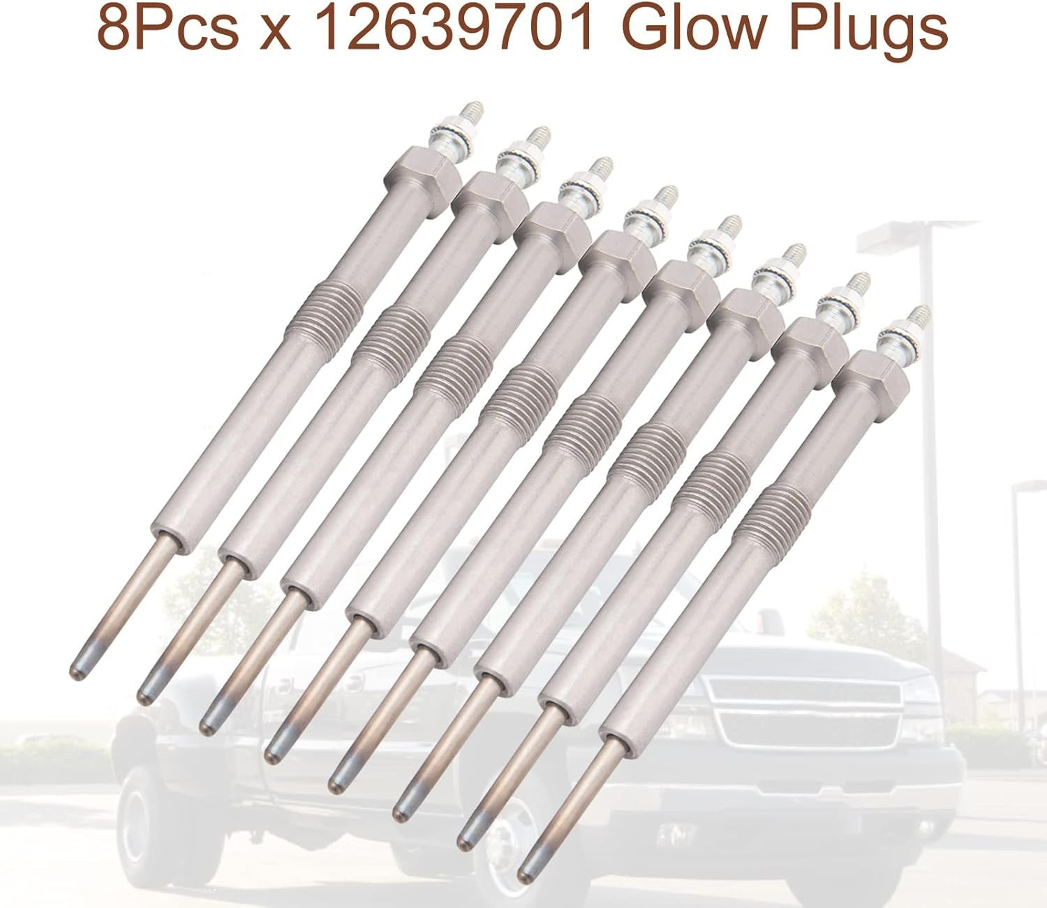 12639701 Diesel Glow Plugs 9G for Duramax LLY LML LMM Chevy&GMC LBZ LGH