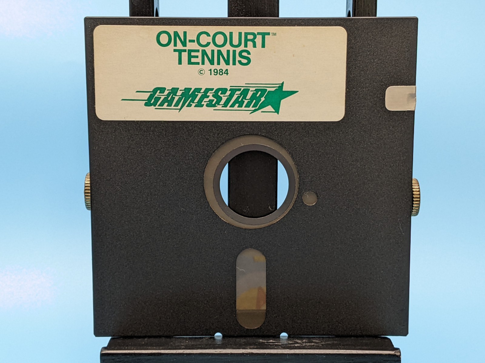 On-Court Tennis Gamestar 5.25 Floppy Commodore 64/128: Vintage 1984 / Untested