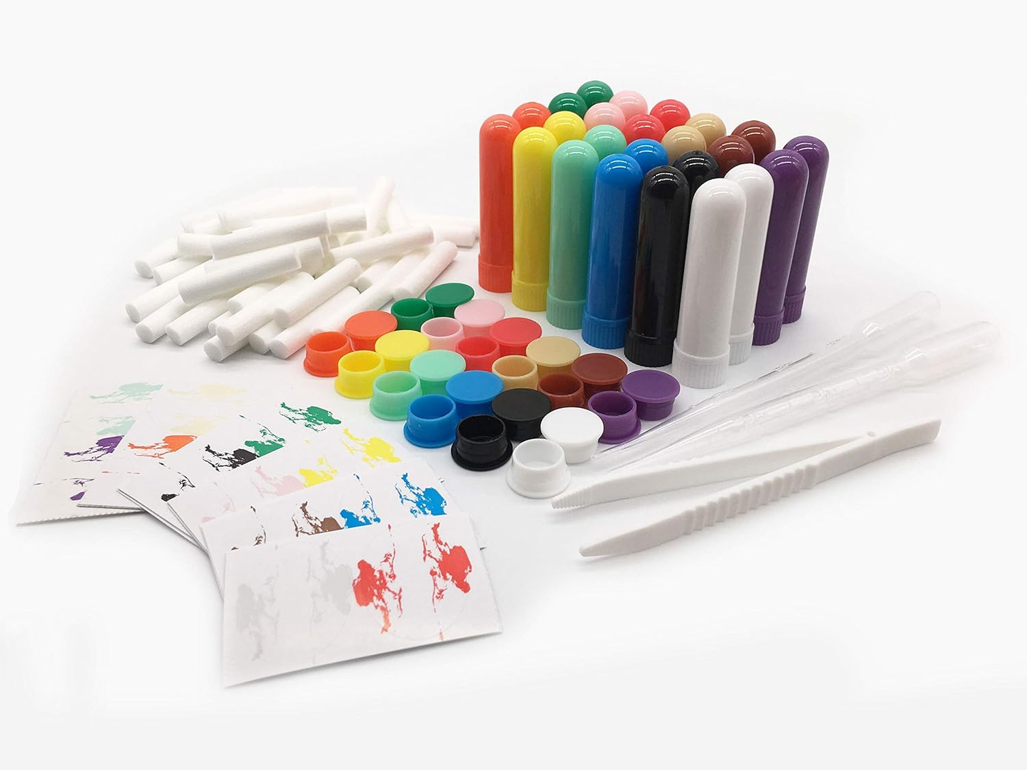 Nasal Inhaler Tubes - Kit Contains: 24 Empty Nasal Inhaler Tubes (With Wicks) 12
