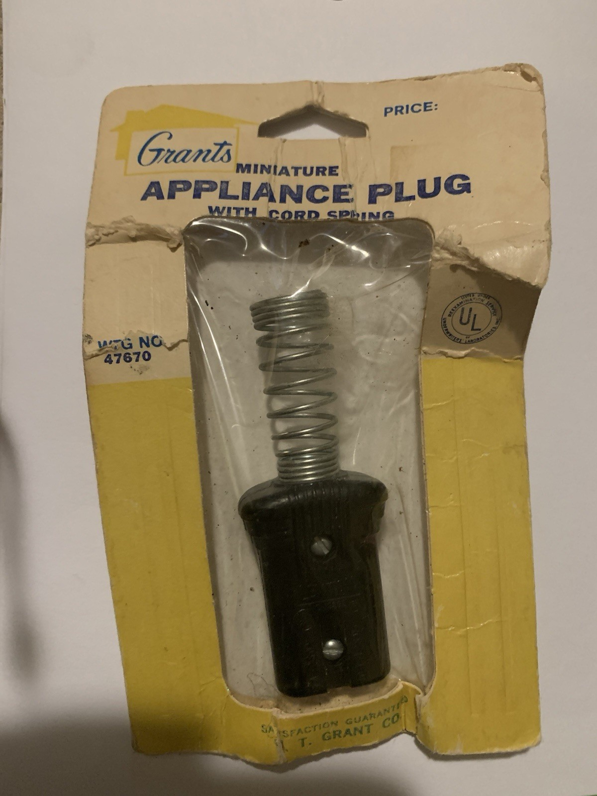 Vintage Grants Miniature Appliance Plug