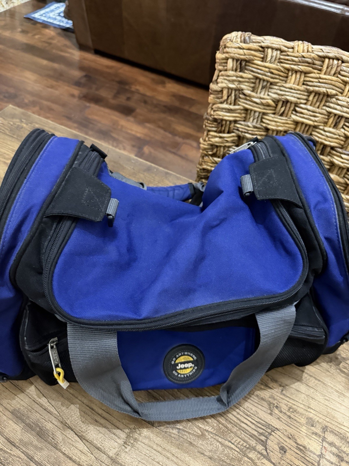 Jeep Duffle Bag blue Pre Owned