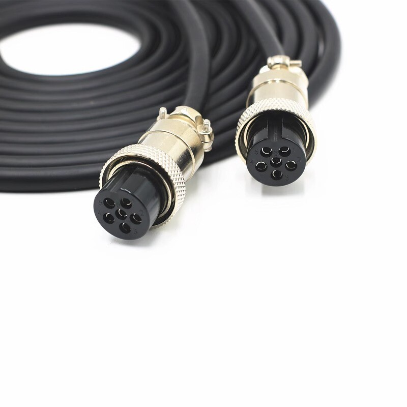 1pc Swans M5A/M300MKII/H6/H8 audio 6-core hole-to-hole cable