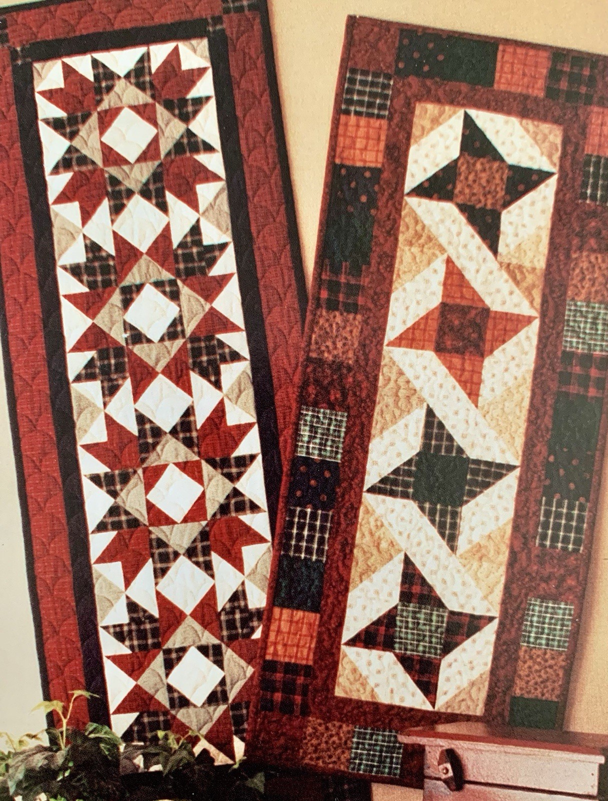 SEASONS OF FRIENDSHIP TABLE RUNNER Quilt Pattern Chart Cranberry Cupboard
