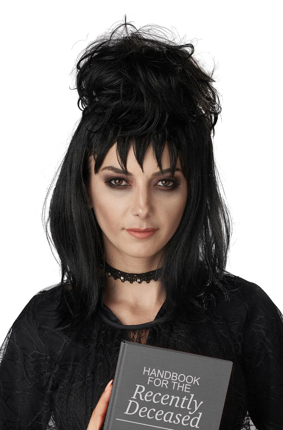 Brand New Beetle Girl Beetlejuice Lydia Deetz Inspired Adult Wig