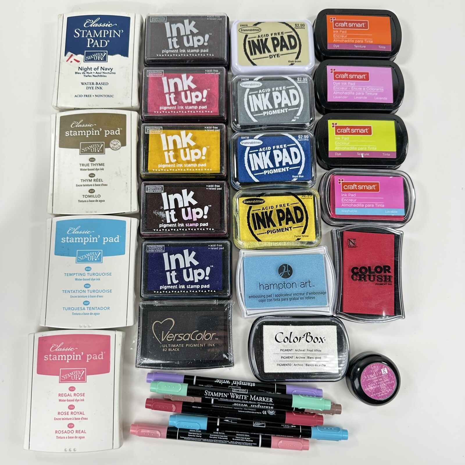 Stampin' Up! Ink it Up + Others Ink Stamp Pad Lot Stampin Write