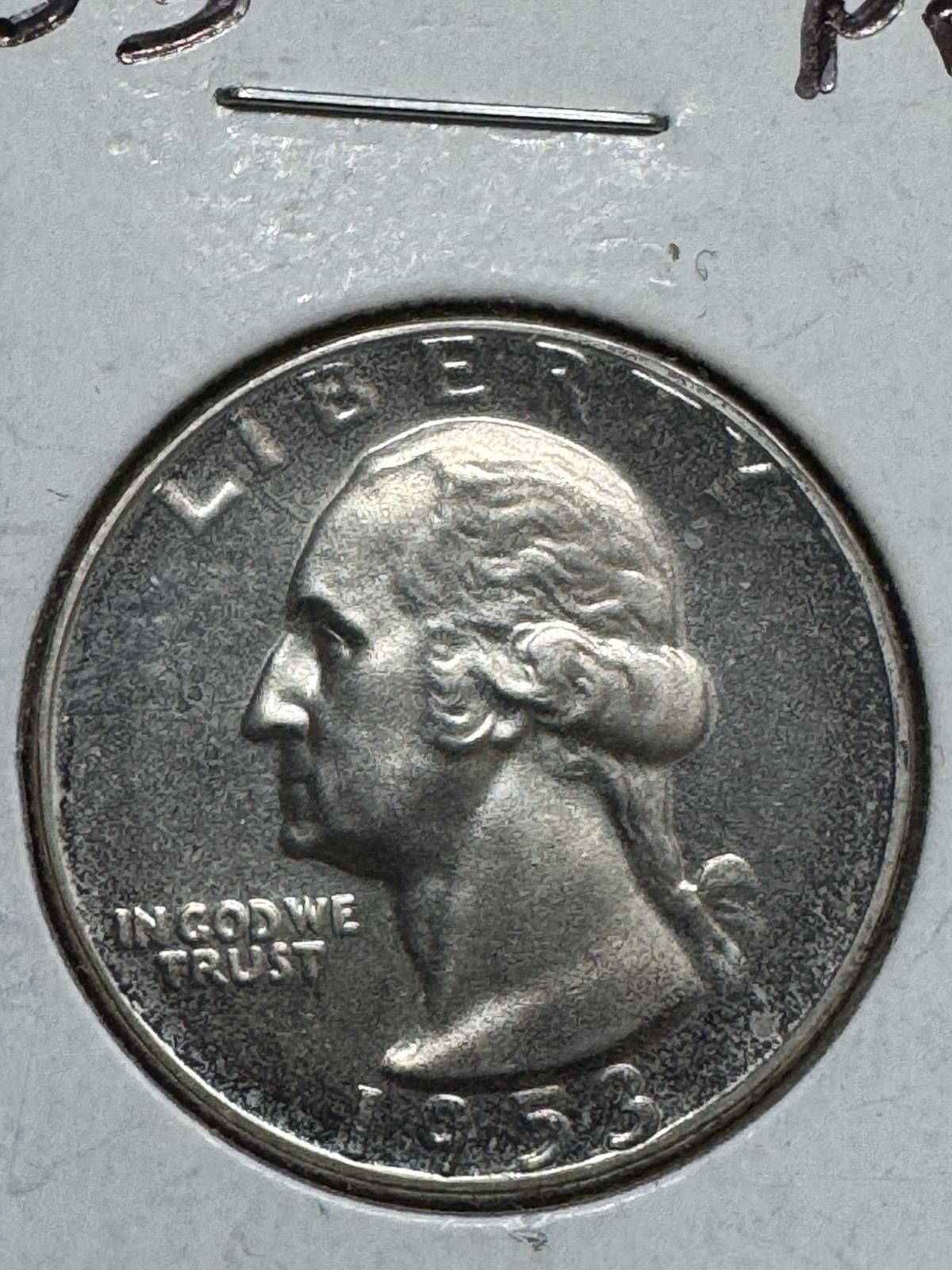 1953 Proof Washington Quarter, Beautiful Color, Free Shipping Offer