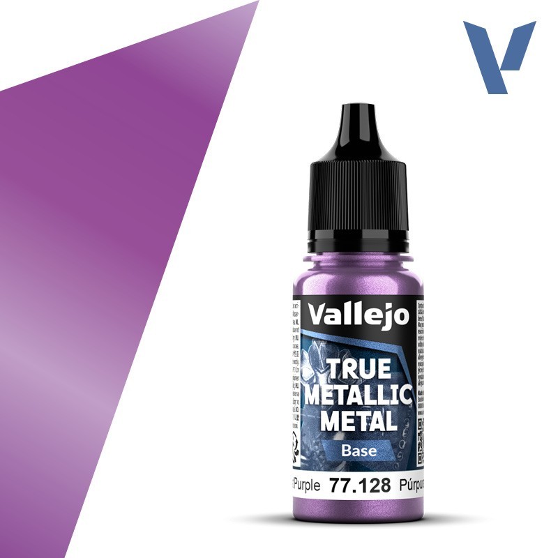 Vallejo True Metallic 77.128 Amethyst Purple (Base) 18ml