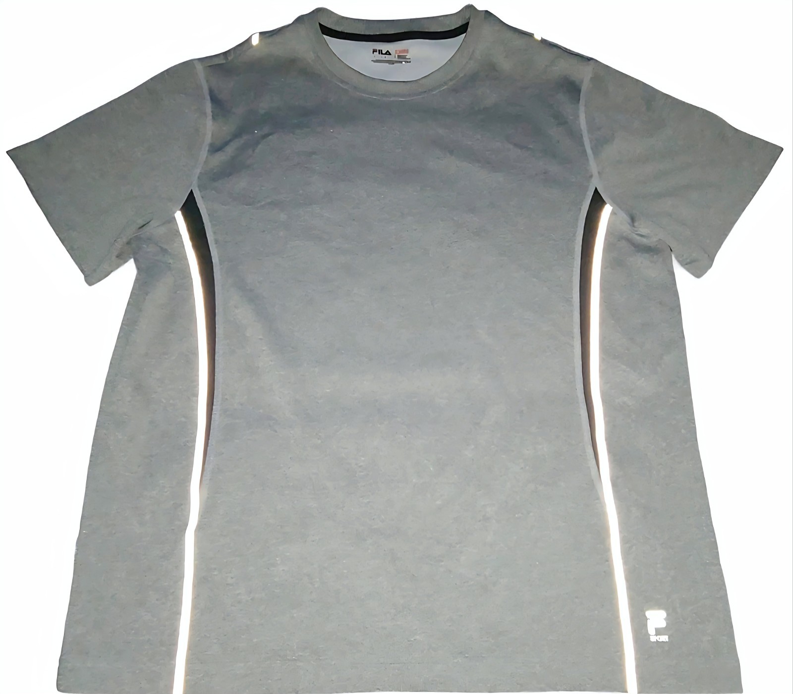 Fila Sport Shirt Men's Size Large Gray Short Sleeve
