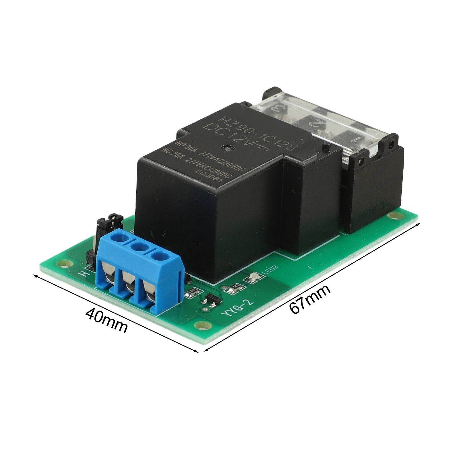 5V for relay with 30A for current Optocoupler High Low Level Trigger for Testing