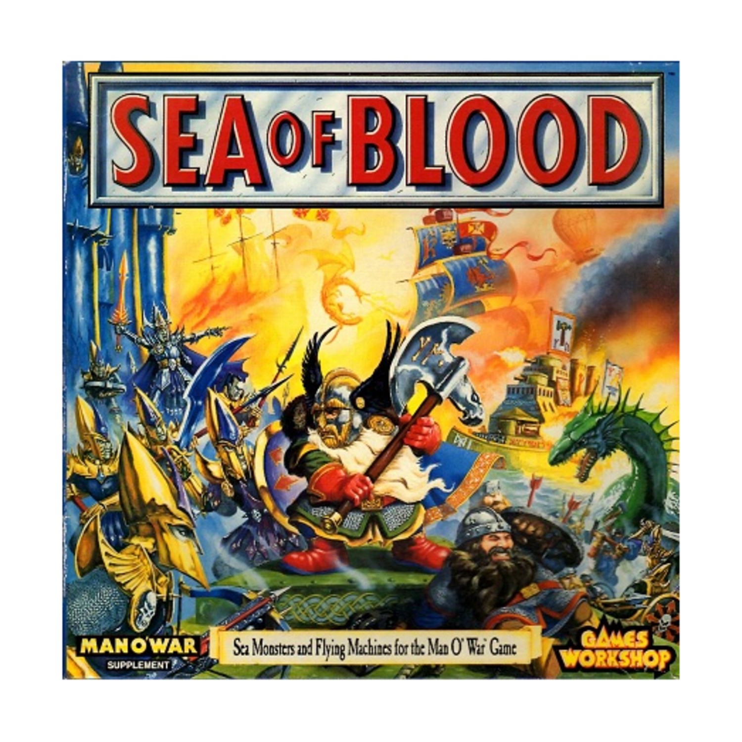 GW Man O' War Sea of Blood Box VG/NM