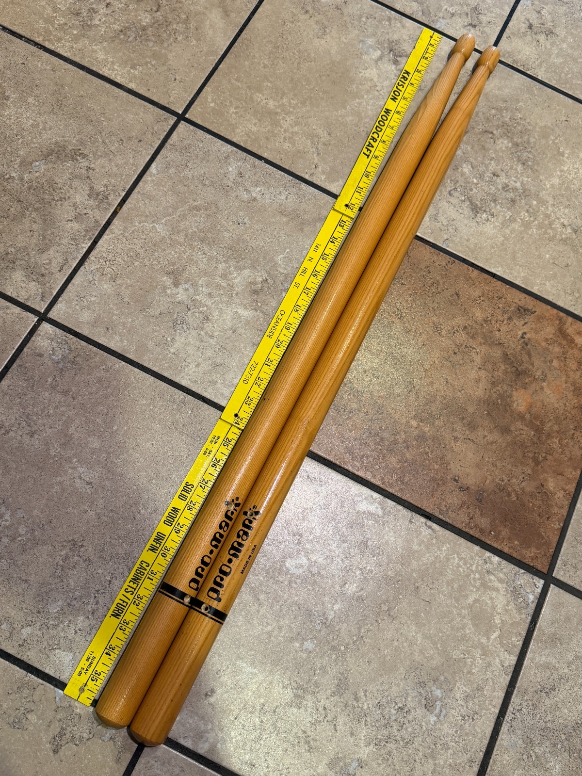 jumbo large huge sales promotional wooden Pro-Mark Drumsticks 36"