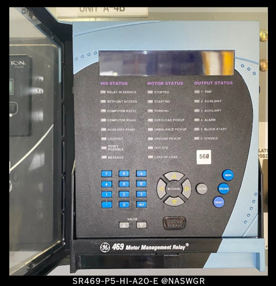 GE Multilin SR469-P5-HI-A20-E Motor Management Relay -Tested/1Yr Warranty