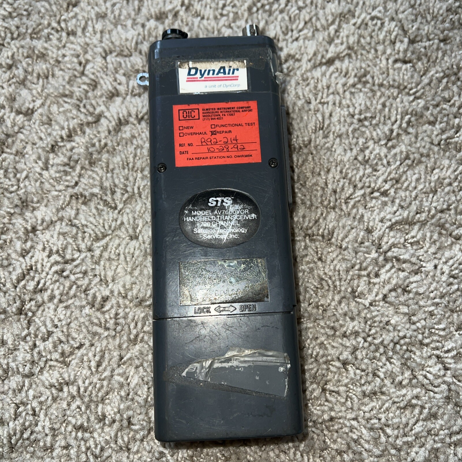 4F Used STS AV7600VOR Handheld Transceiver, 720 Channel