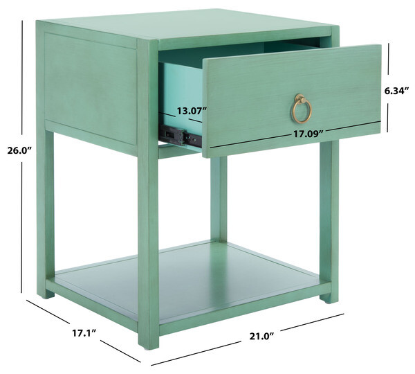 Safavieh SADIE 1 DRW 1 SHELF NIGHTSTAND, Reduced Price 2172757017 NST9201C