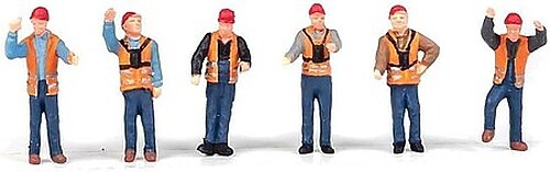 Walthers-Acc Railroad Yard Crew - HO Scale Model Railroad Figure - #6065