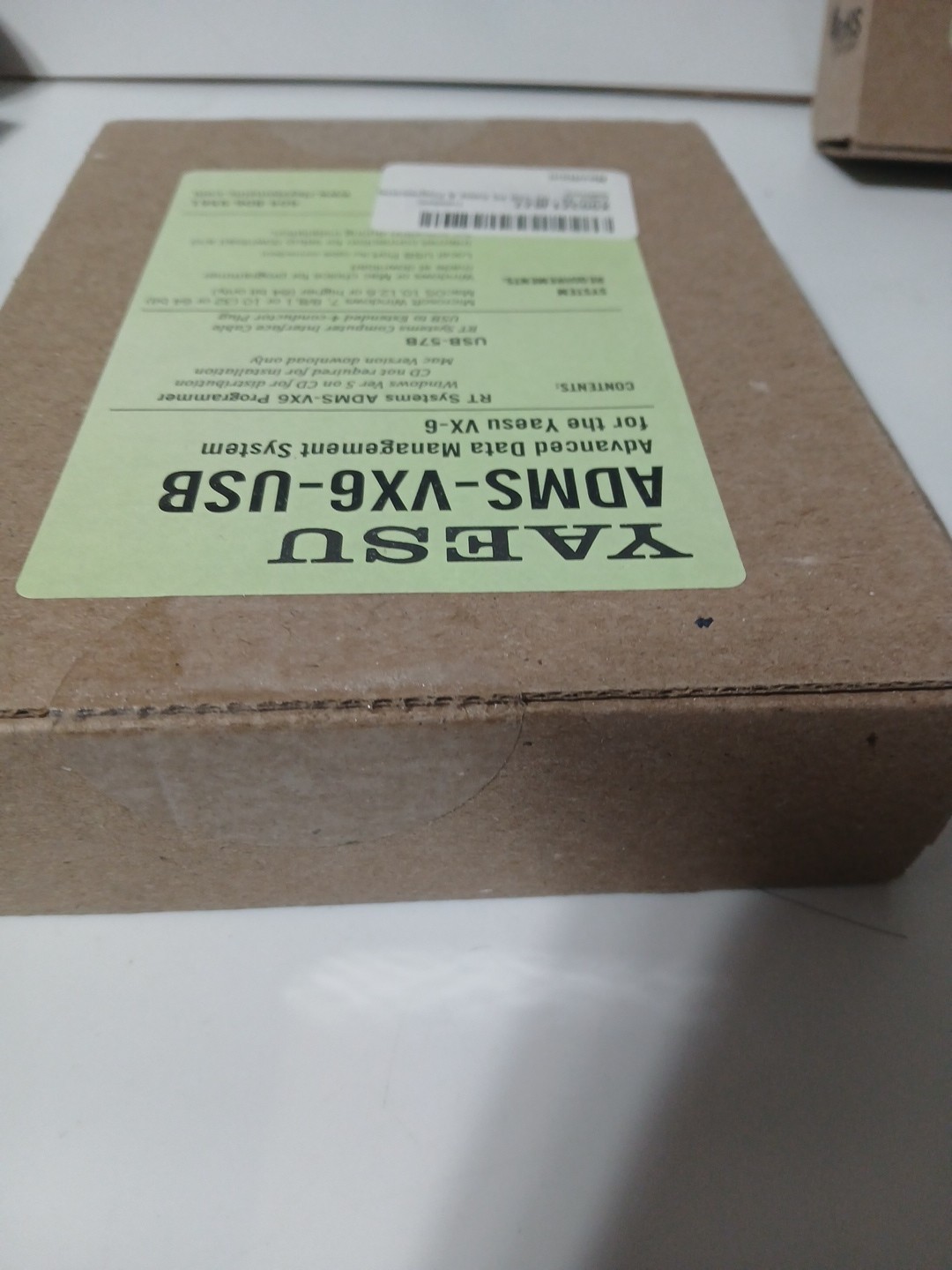 YAESU ADMS-VX6-USB SOFTWARE & CABLE FOR VX-6/USB BRAND NEW